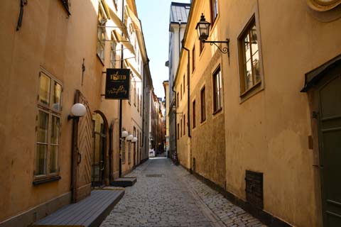 Die Altstadt in Stockholm