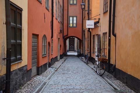 Die Altstadt (Gamla Stan) in Stockholm